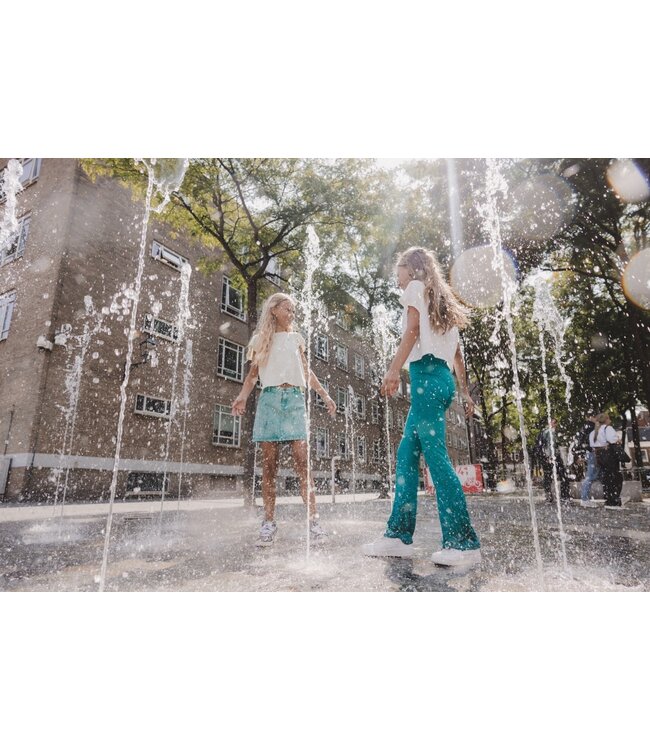 LOOXS 10sixteen Zomer flair broek meisjes - groen