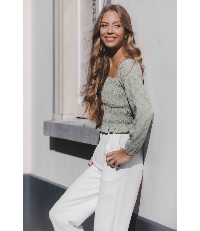 LOOXS 10sixteen Zomer smock top meisjes - groen