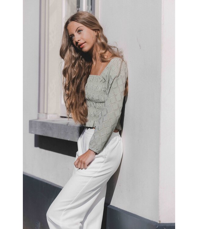 LOOXS 10sixteen Zomer smock top meisjes - groen