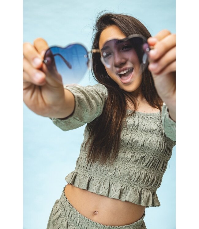 LOOXS 10sixteen Zomer smock top meisjes - groen