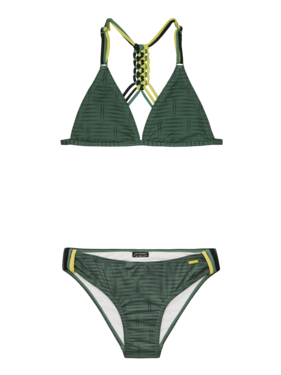 Protest zomer triangel bikini meisjes - groen - Fimke afbeelding