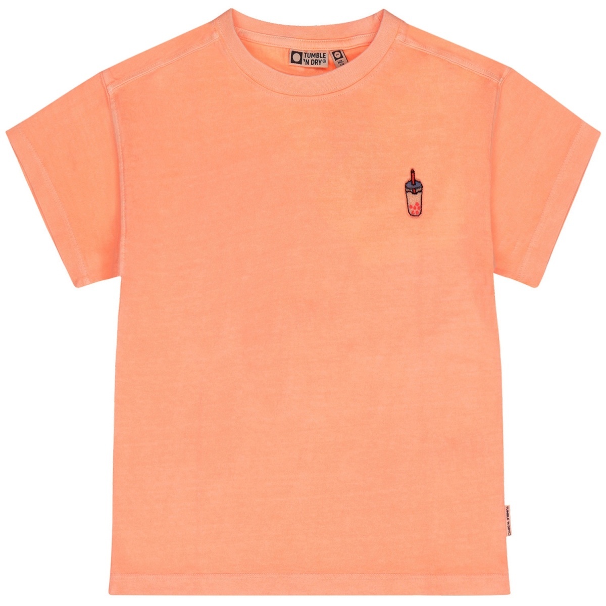 Tumble & Dry zomer t-shirt meisjes - koraal - Rouen afbeelding