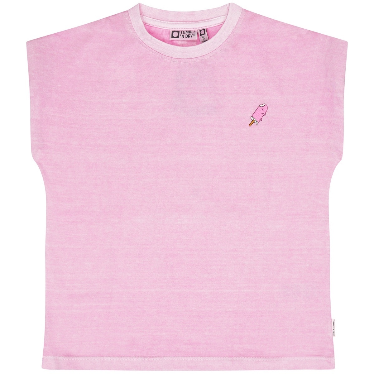 Tumble & Dry zomer t-shirt meisjes - roze - Le Sundae afbeelding