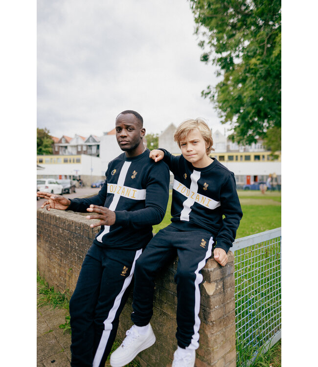 Touzani zomer sweater jongens - zwart - Chagoi