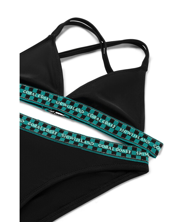 Shiwi Zomer bikini meisjes - zwart - Luna - triangel set