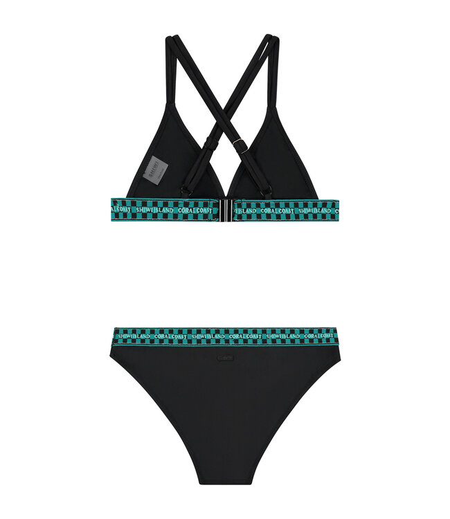 Shiwi Zomer bikini meisjes - zwart - Luna - triangel set