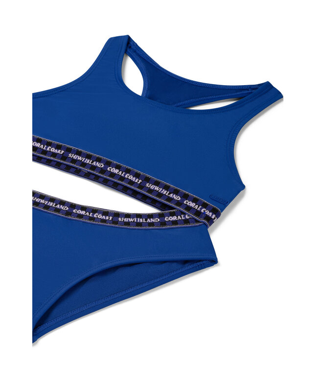 Shiwi Zomer bikini meisjes - oceaan blauw - Charlie - racerback set