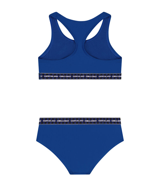 Shiwi Zomer bikini meisjes - oceaan blauw - Charlie - racerback set