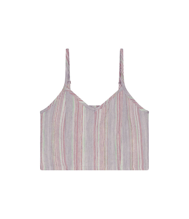 Like Flo zomer crop top meisjes teens - mint gestreept - Emille