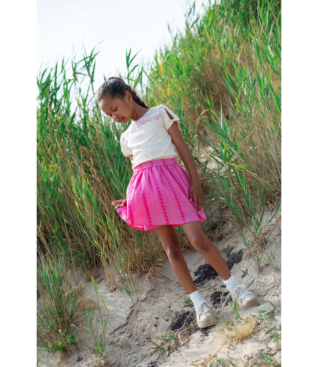 Like Flo zomer rok meisjes - fuchsia - fancy - Suze