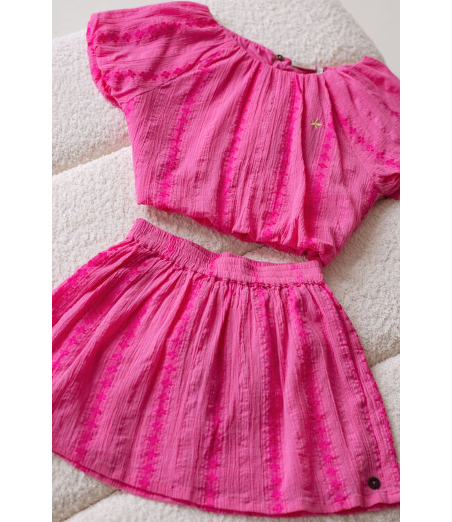Like Flo zomer rok meisjes - fuchsia - fancy - Suze