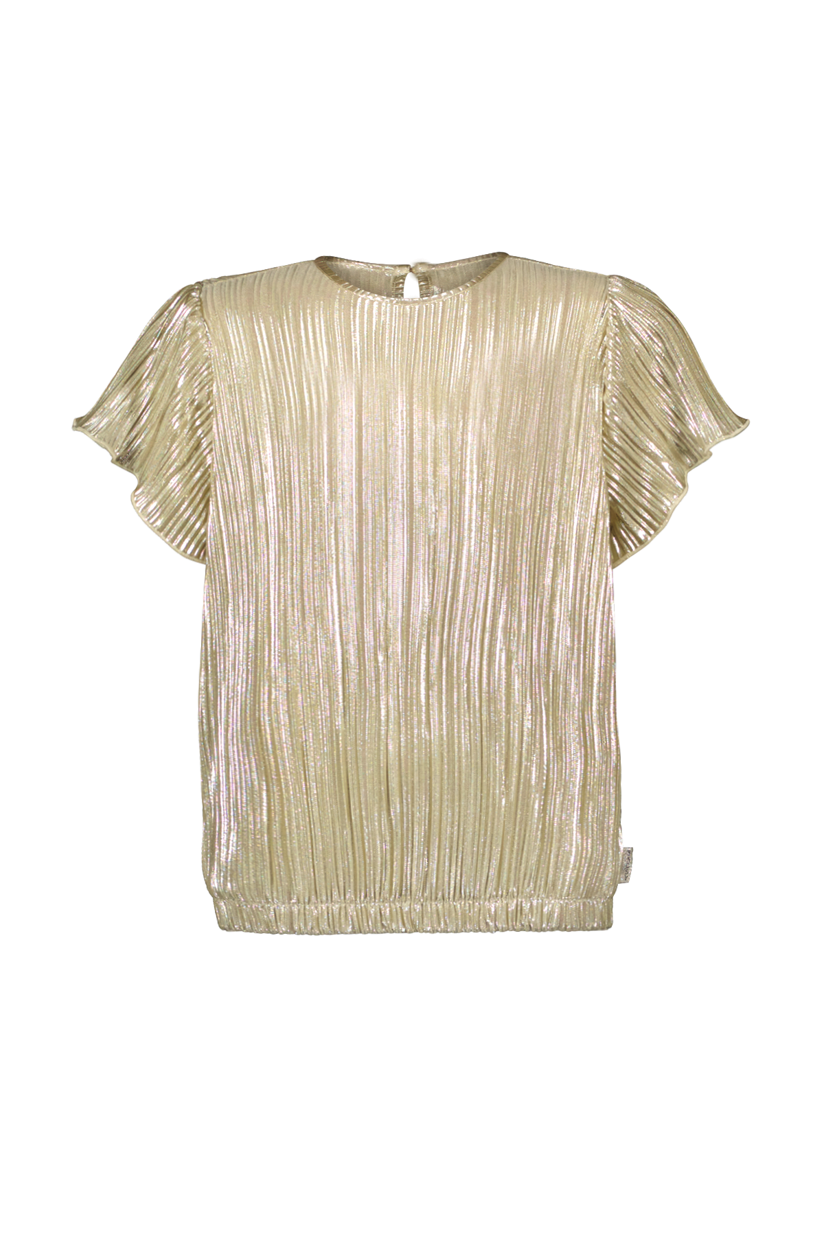 B.Nosy zomer top meisjes - goud - metallic, plissee - Brynn