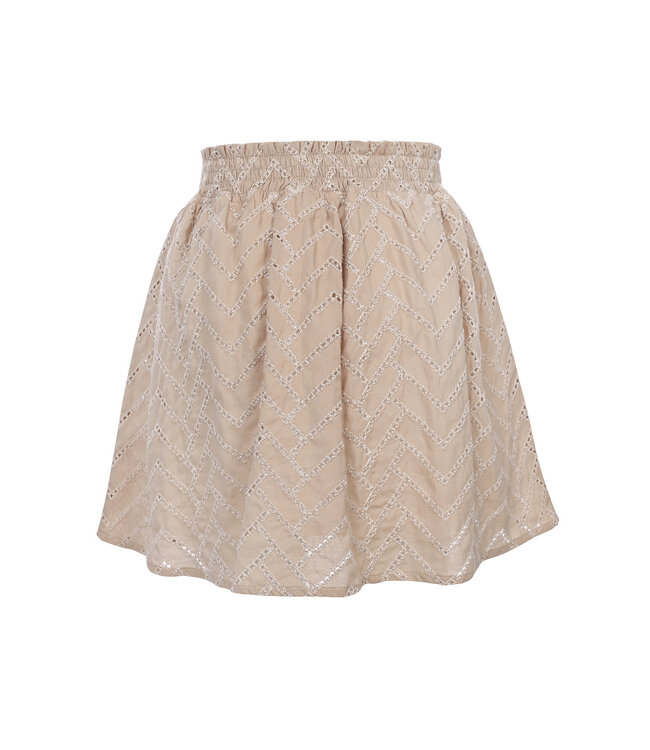 LOOXS 10sixteen Zomer skort meisjes embroidery - off wit