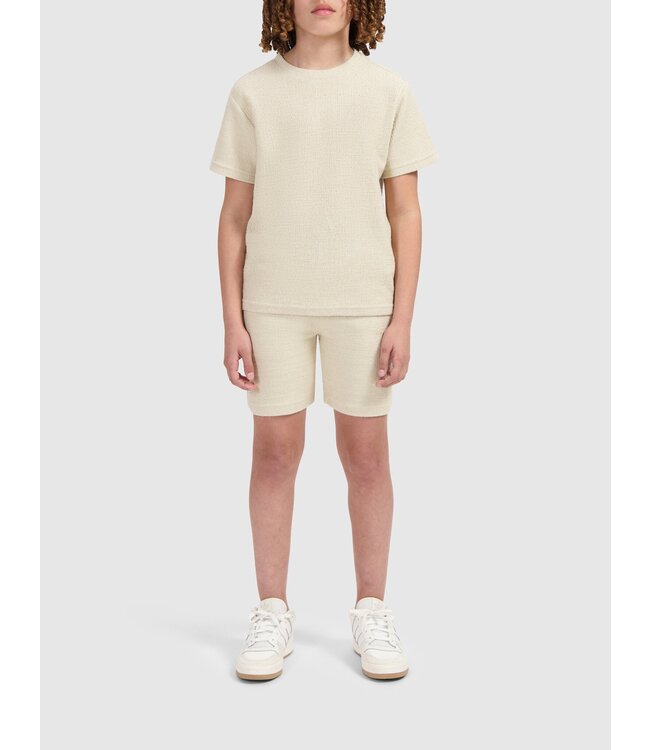 Ballin Zomer short jongens - zand - Icon boucle