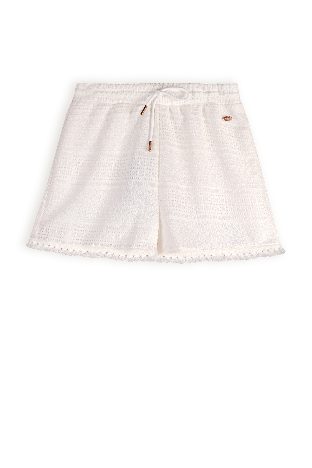 NoBell zomer short meisjes - ivoor wit - Sillas afbeelding