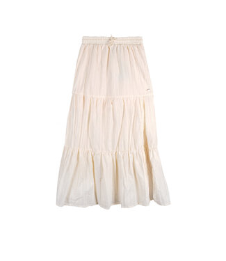 NoBell zomer maxi rok meisjes - ivoor wit - split - Nael