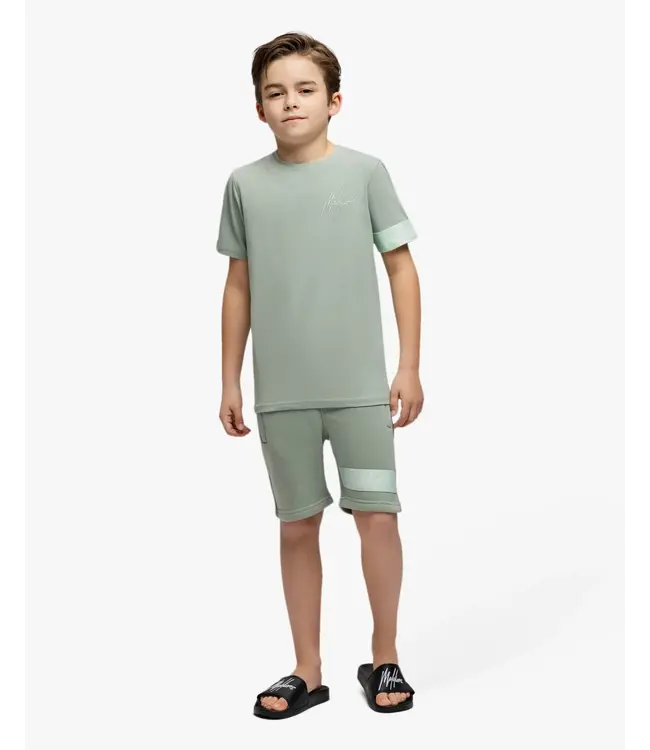 Malelions Zomer short jongens - agave groen - Captain 2.0