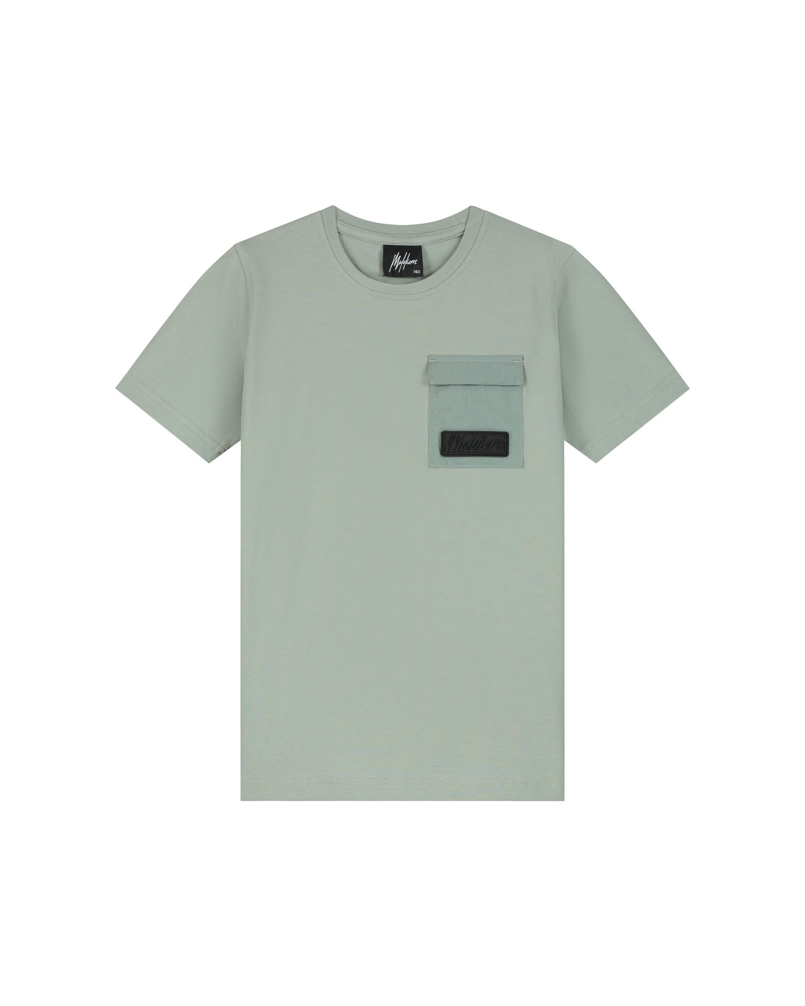 Malelions Zomer t-shirt jongens - agave groen - nylon pocket afbeelding