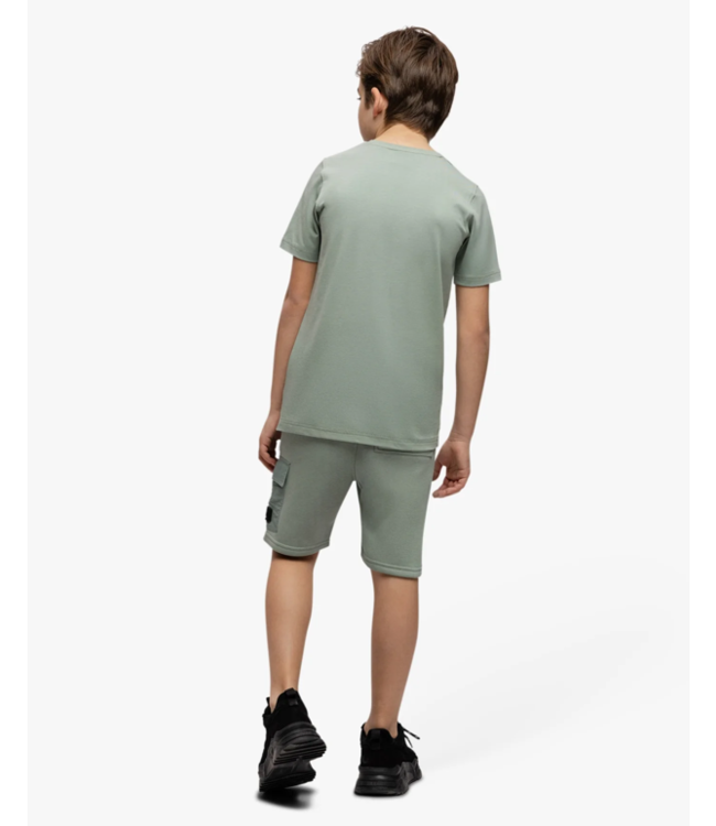 Malelions Zomer t-shirt jongens - agave groen - nylon pocket
