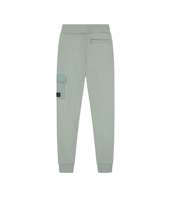 Malelions Zomer sweat broek jongens - agave groen - nylon pocket