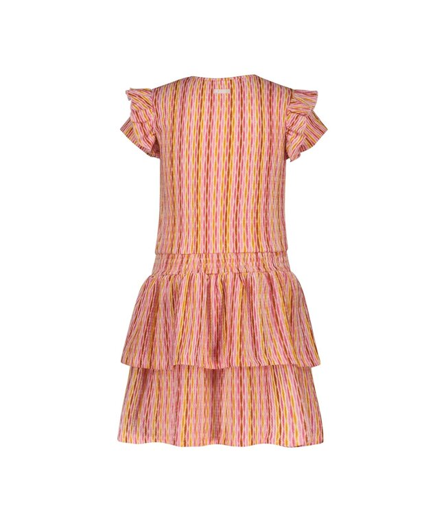 B.Nosy zomer jurk meisjes - roze AOP - Delphi