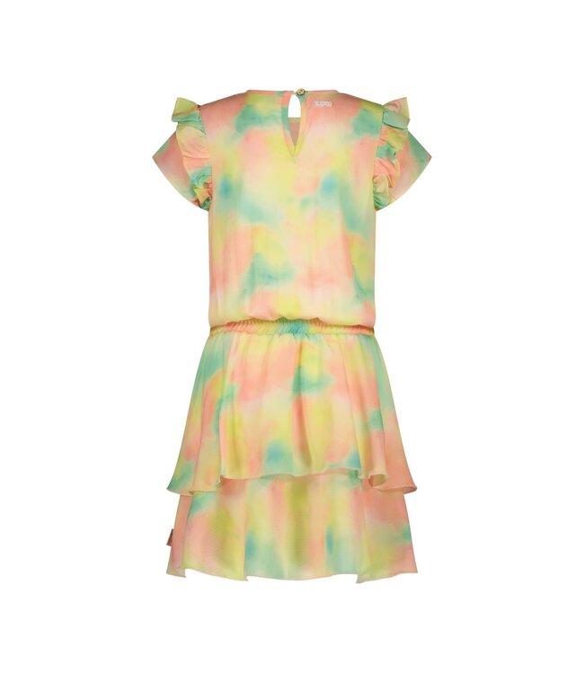 B.Nosy zomer jurk meisjes - bloesem roze - AOP - Dream