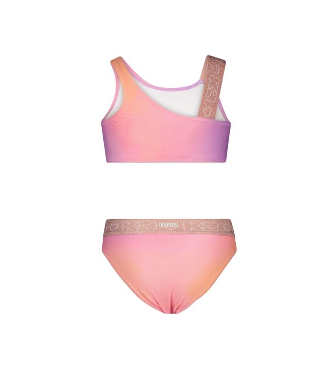 B.Nosy zomer bikini meisjes - K3 - roze, tie dye zeemeermin AOP - Wixie