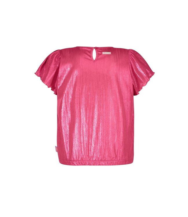 B.Nosy zomer top meisjes - K3 - sugar plum roze AOP - metallic, plissee - Brynn