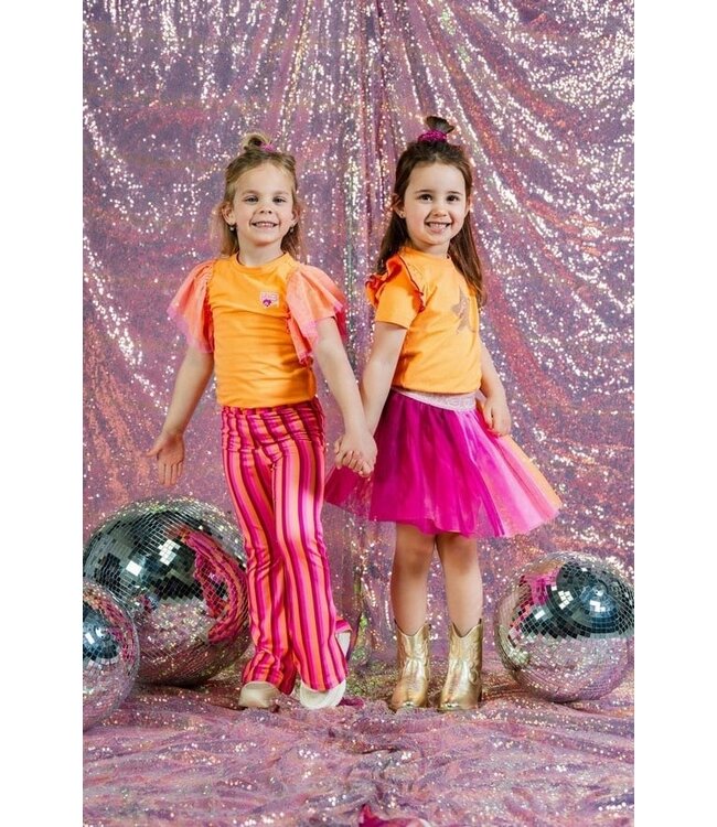 B.Nosy zomer flair broek meisjes - K3 - roze gestreept - Polly