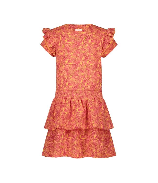 B.Nosy zomer jurk meisjes - K3 - oranje/paars AOP - Delphi