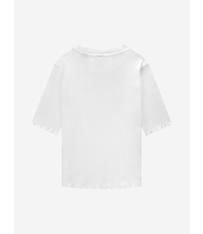 Nik&Nik zomer rib top meisjes - off wit - Sylvia