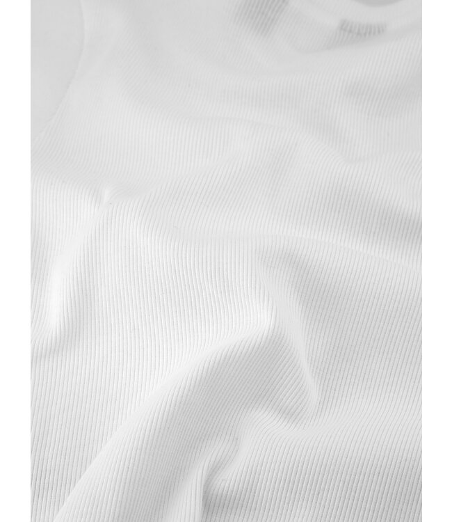 Nik&Nik zomer rib top meisjes - off wit - Sylvia