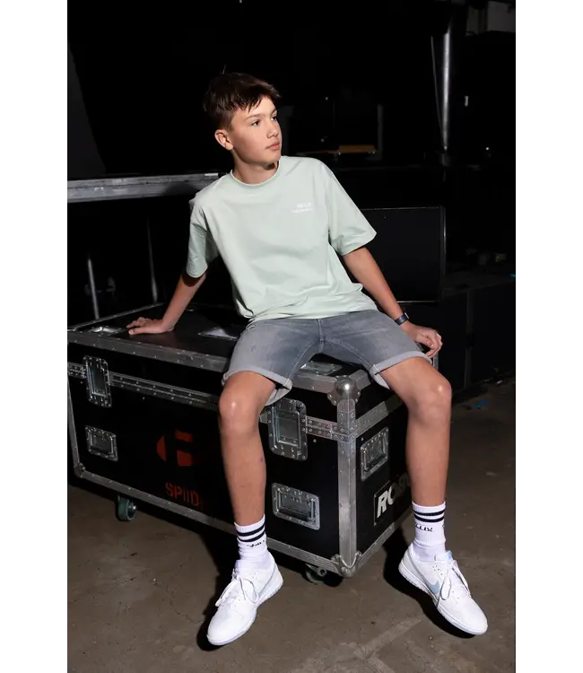 Rellix Zomer jeans short jongens - grijs