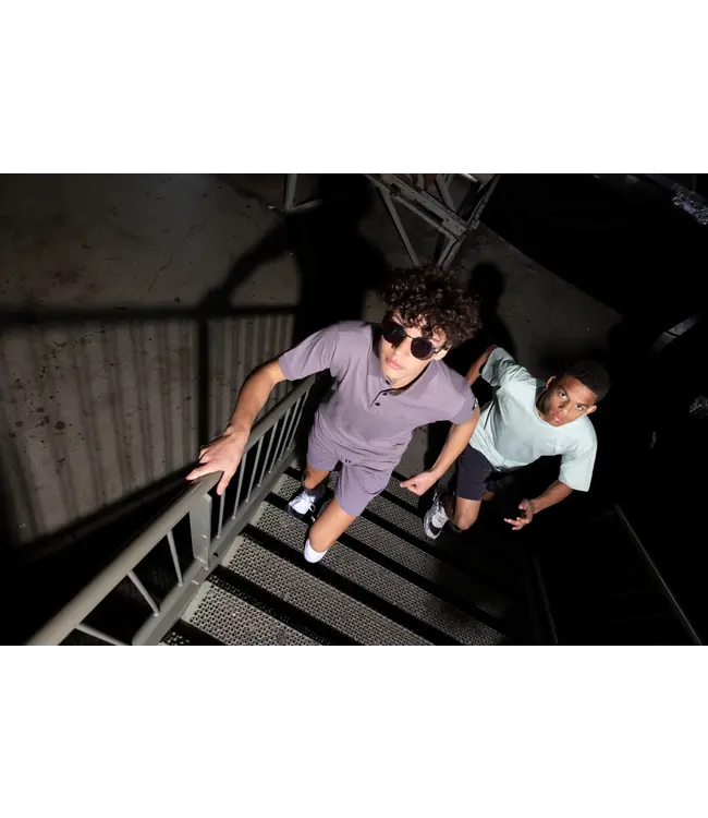 Rellix Zomer sweat short jongens - paars