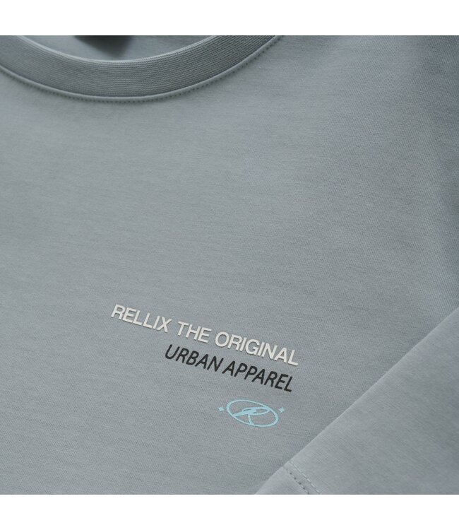 Rellix Zomer T-shirt S/S jongens - blauw - print