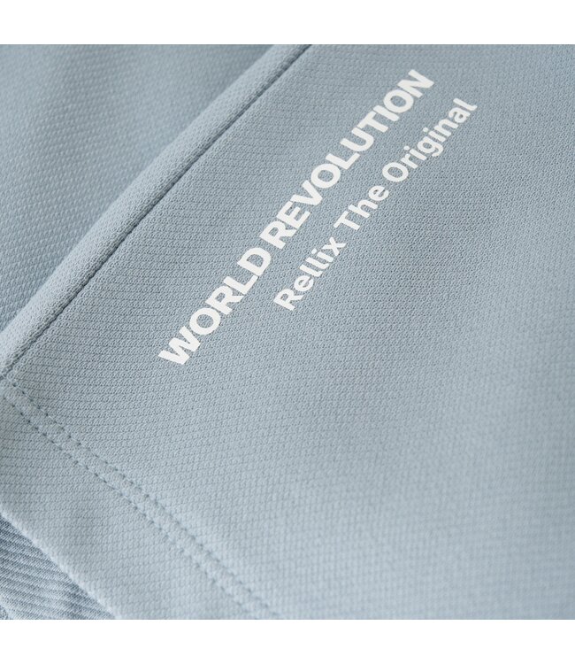 Rellix Zomer T-shirt S/S jongens - blauw - twill - oversized