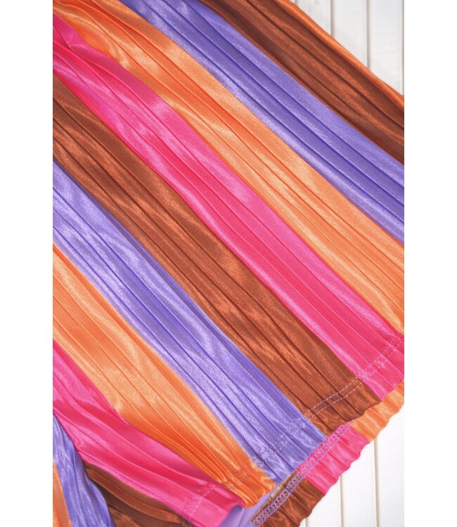 B.Nosy zomer top meisjes - multi streep - knoop - Bonny