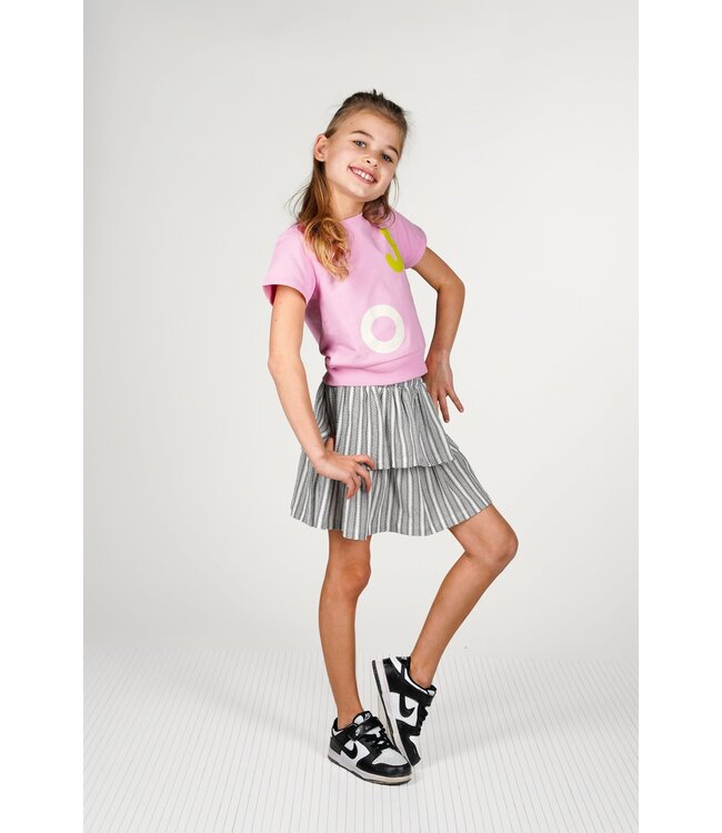 B.Nosy zomer sweat shirt meisjes - roze glazuur - Sadie