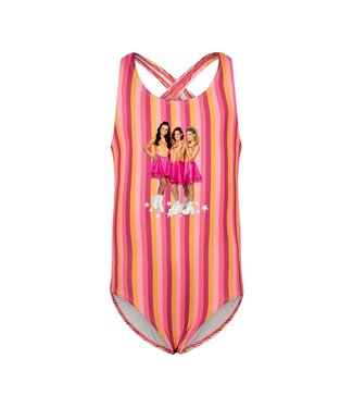 B.Nosy zomer badpak meisjes - K3 - roze, gestreept - Wila