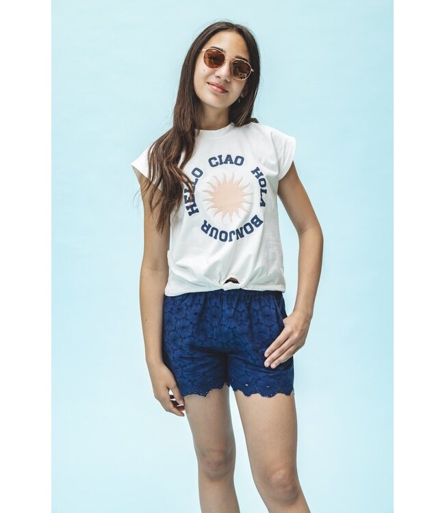 LOOXS 10sixteen Zomer top meisjes - off wit