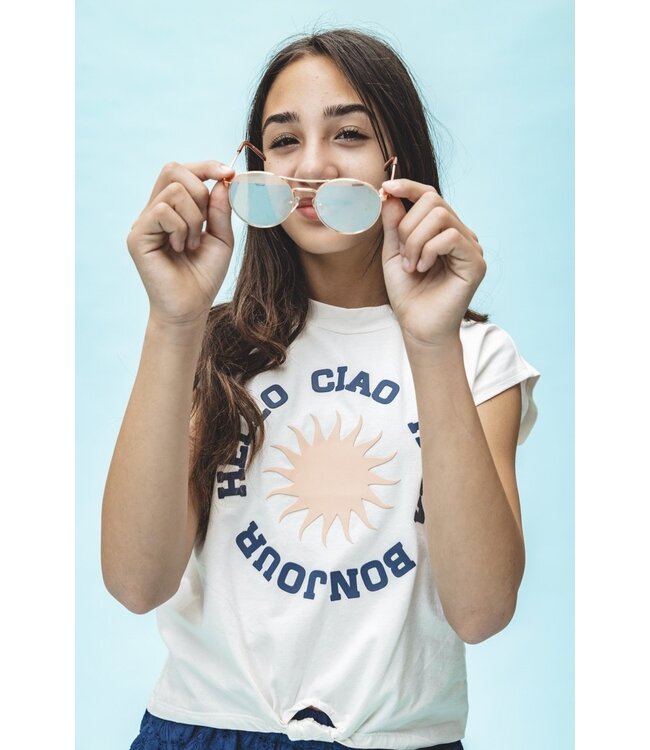 LOOXS 10sixteen Zomer top meisjes - off wit