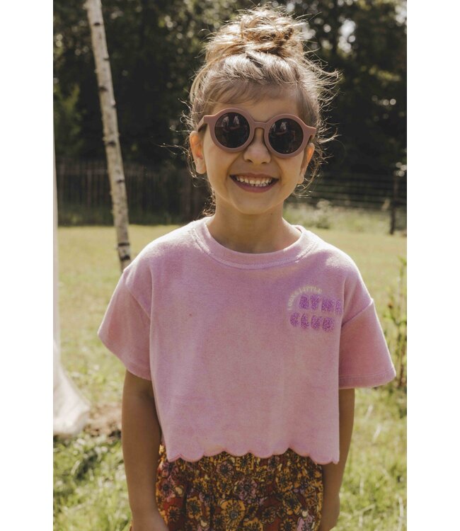 LOOXS Little Zomer top meisjes terry - roze