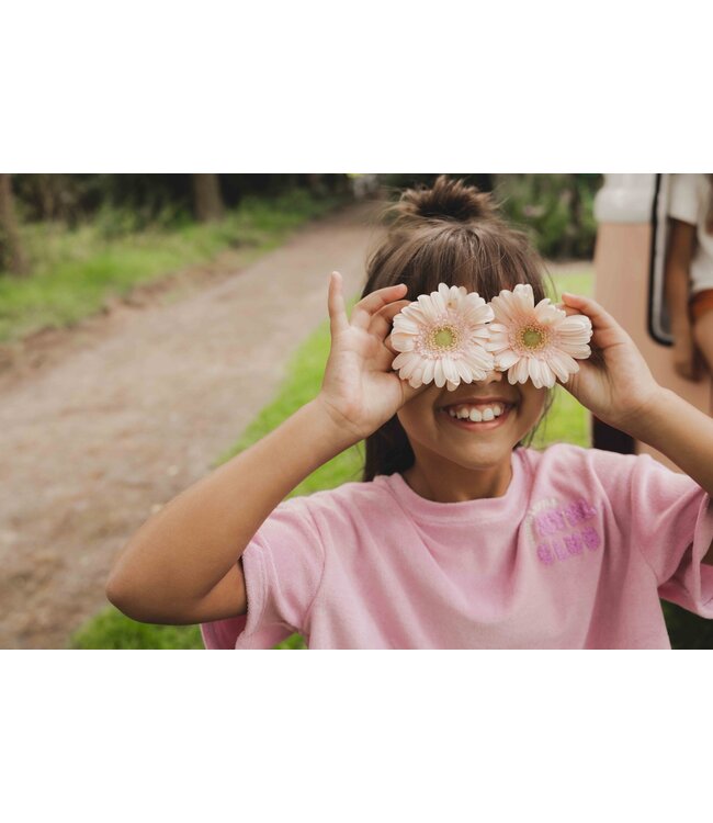 LOOXS Little Zomer top meisjes terry - roze