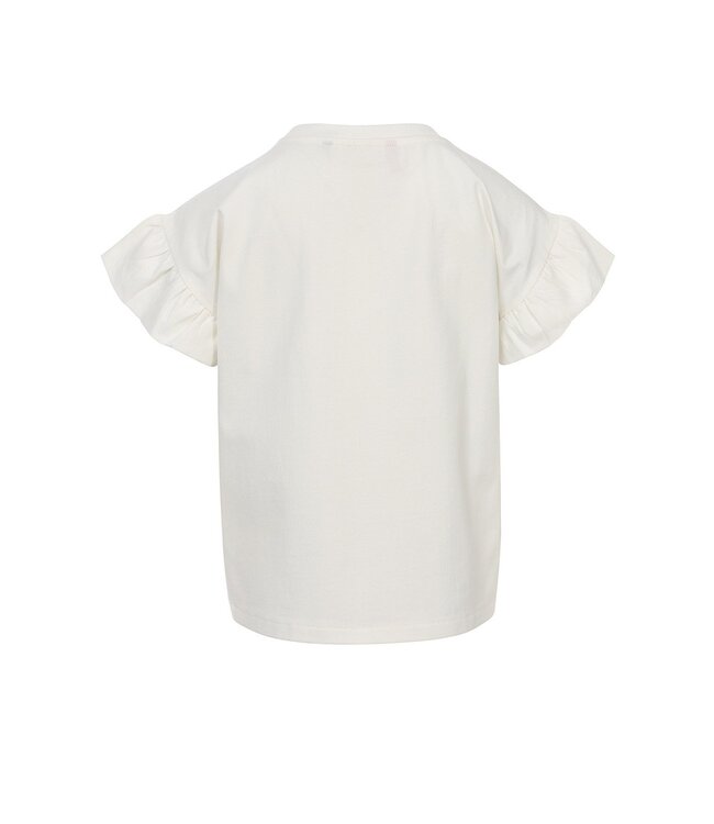 LOOXS Little Zomer t-shirt meisjes s/s - off wit