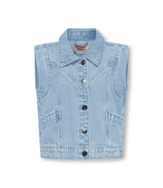 Kids ONLY zomer jeans gilet meisjes - licht blauw denim - Kogkennedy
