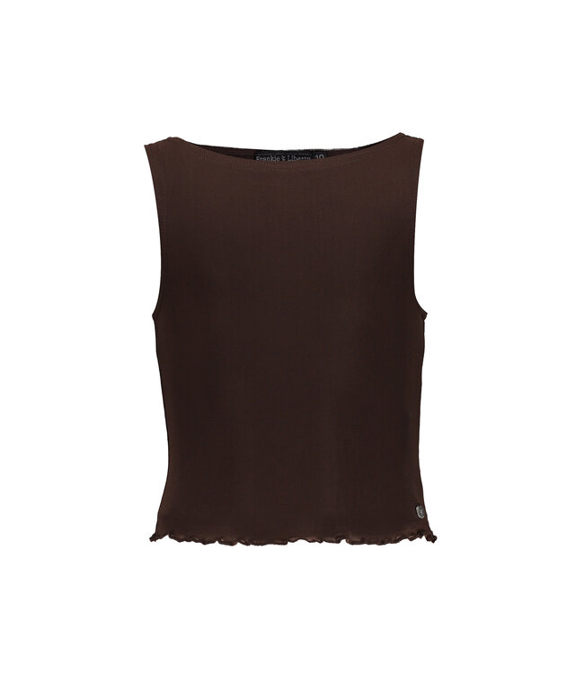 Frankie & Liberty Zomer top meisjes - bruin - Sadee