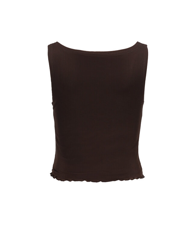Frankie & Liberty Zomer top meisjes - bruin - Sadee