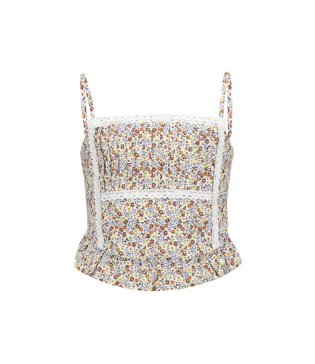 Frankie & Liberty Zomer top meisjes - multi - bloemenprint - Sterre