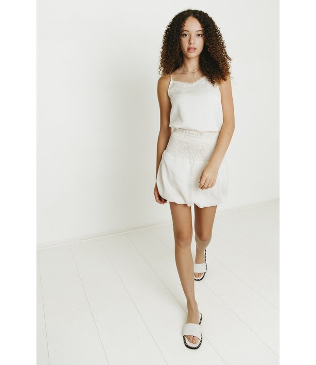 Frankie & Liberty Zomer skort meisjes - creme - Ragna