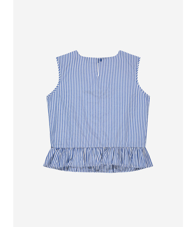 Nik&Nik zomer top meisjes - blauw / off wit  - Aava